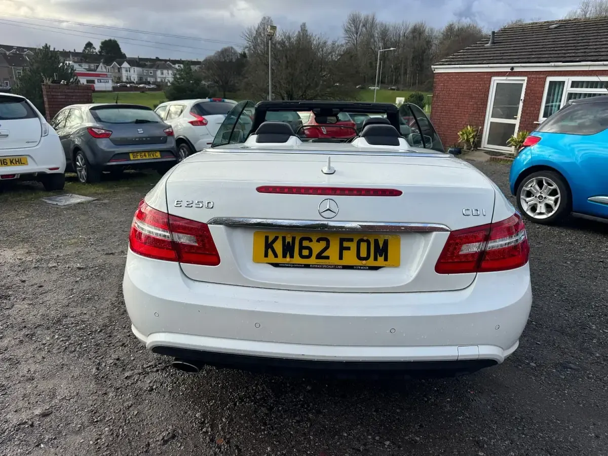Used Mercedes E250 2013 White Cabriolet