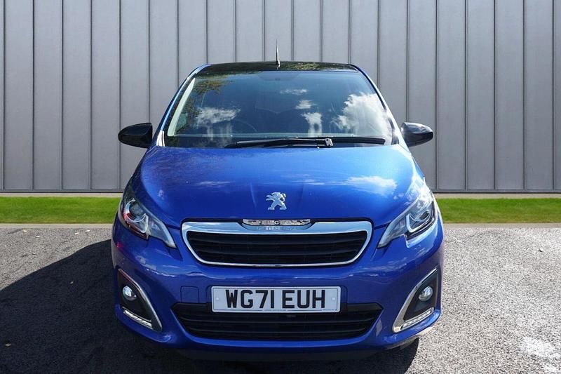 Blue Used 2021 Peugeot 108 Allure Hatchback | £10,489 (A bit pricey) - Image 1/4