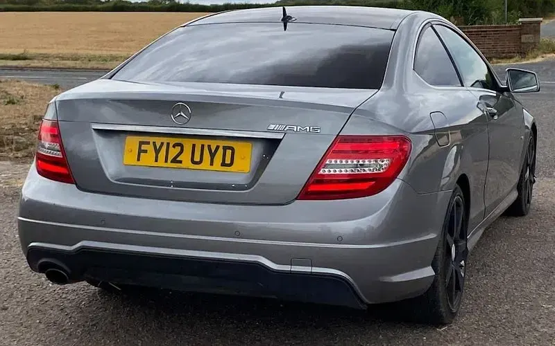 Used Mercedes C220 AMG 170 HP (125 kW) 2012 Silver Coupe