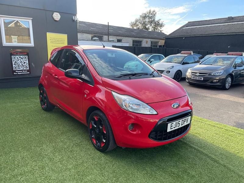 Usado Ford Ka 69 HP (50 kW) 2015 Vermelho Citadino