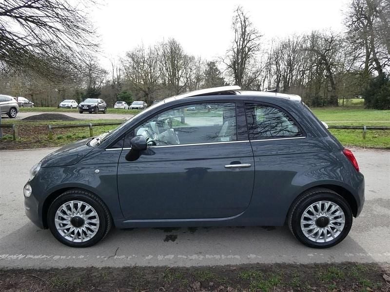 Used Fiat 500 Lounge 69 HP (50 kW) 2018 Grey Hatchback