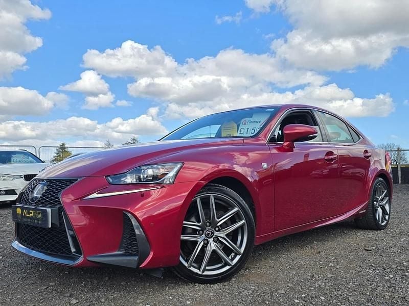 Used Lexus IS300h Sport Line 178 HP (130 kW) 2019 Red Sedan