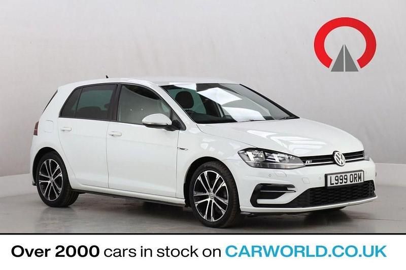 Used VW Golf VII R-line 150 HP (110 kW) 2020 White Hatchback