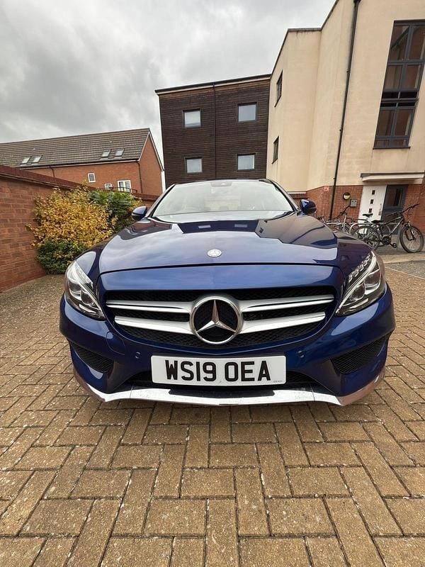 Used Mercedes C200 2019 Blue Sedan