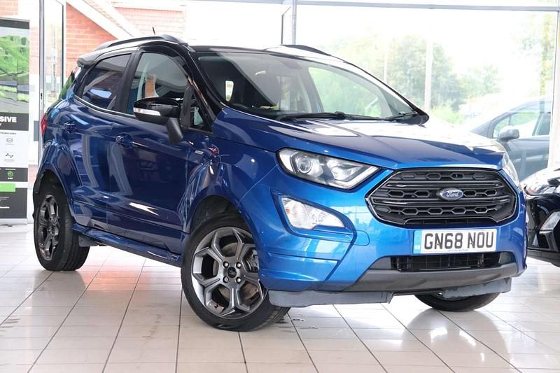 Used Ford Ecosport ST-Line 125 HP (91 kW) 2018 Blue SUV