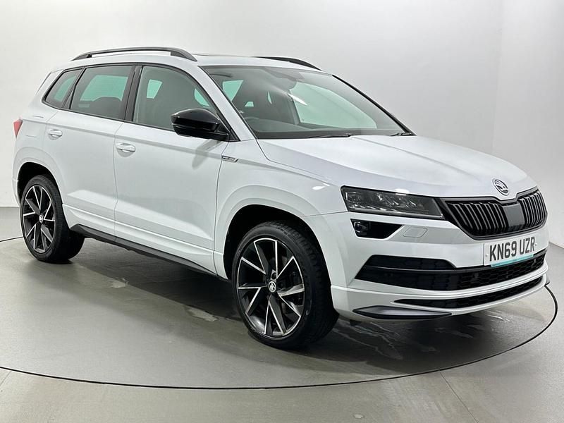 Used Skoda Karoq SportLine 150 HP (110 kW) 2019 White SUV