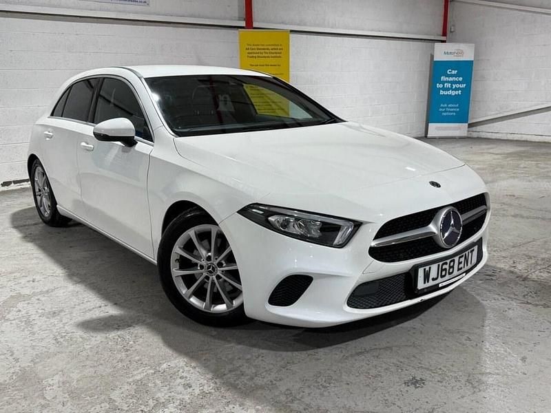 White Used 2018 Mercedes A200 Hatchback | £13,195 (Good price) - Image 1/3