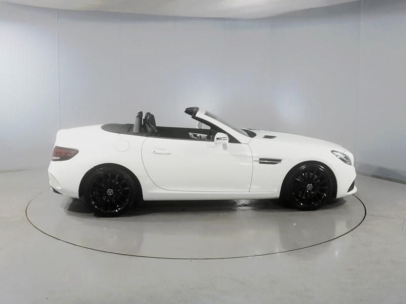 Used Mercedes SLC180 AMG line 2017 White Cabriolet