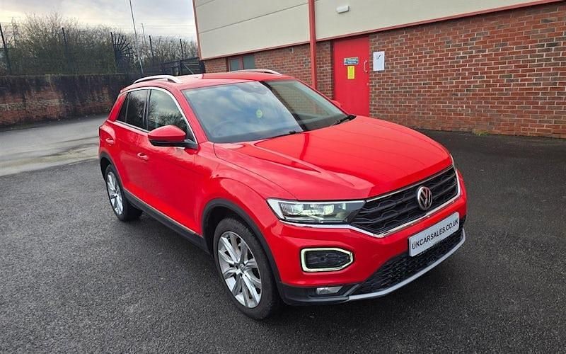 Used VW T-Roc SEL 150 HP (110 kW) 2018 Red SUV