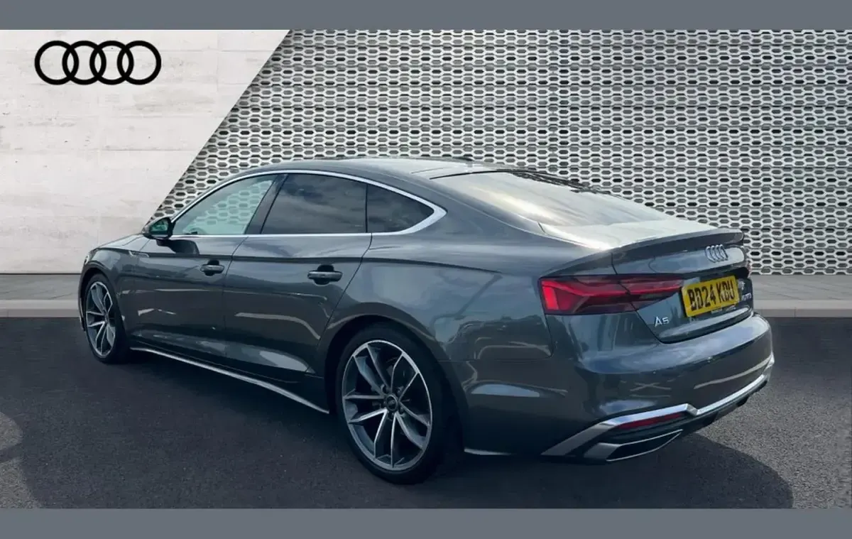 Used Audi A5 S-Line 200 HP (147 kW) 2024 Grey Hatchback