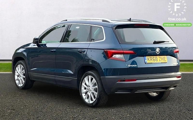 Używany Skoda Karoq SE L 116 KM (85 kW) 2019 Niebieski SUV