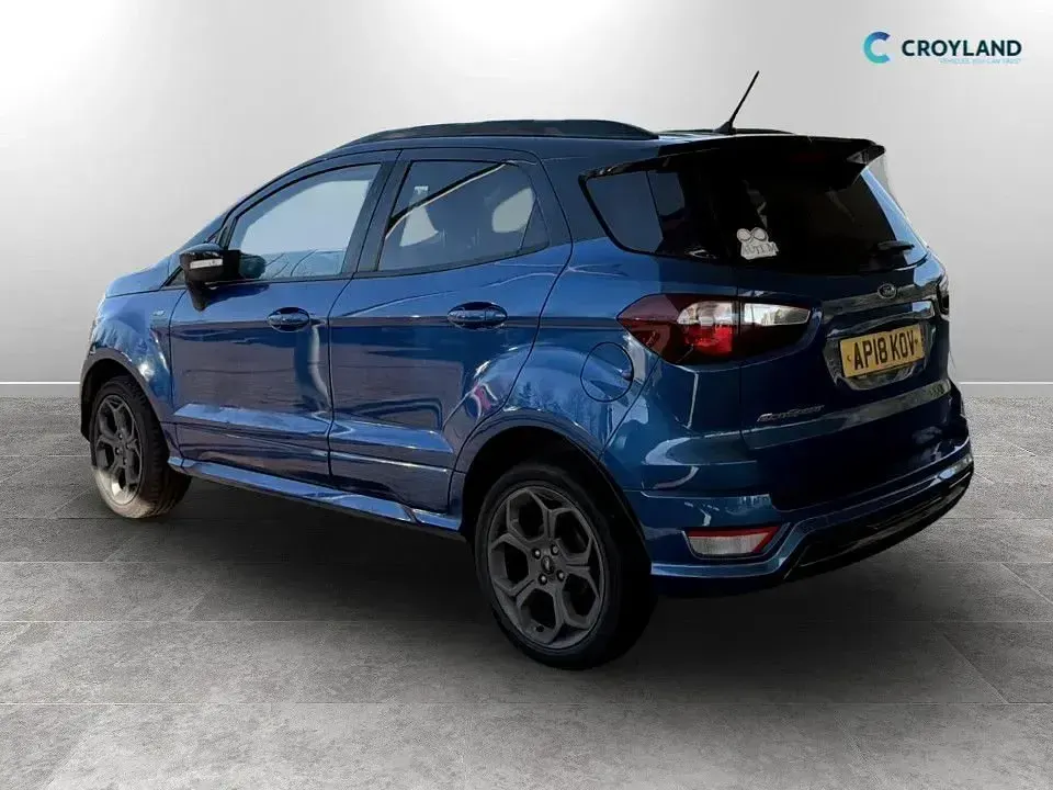 Used Ford Ecosport ST-Line 125 HP (91 kW) 2018 Blue SUV