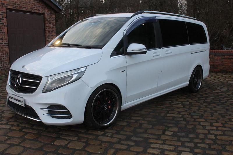 White Used 2024 Mercedes V220 AMG line MPV | £24,999 - Image 1/4