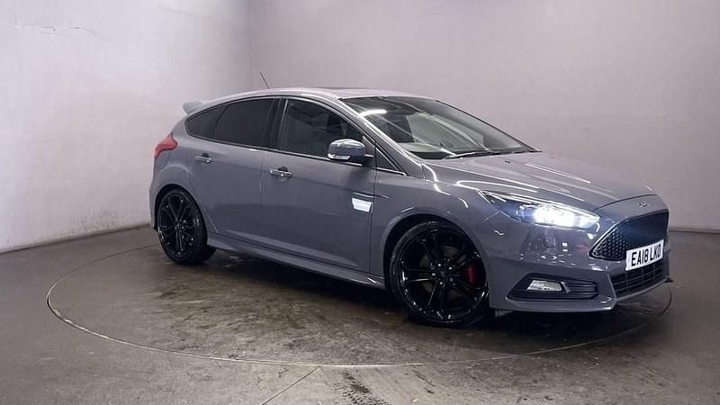 Grey Used 2018 Ford Focus ST Hatchback | £12,599 (Fair price) - Image 1/4