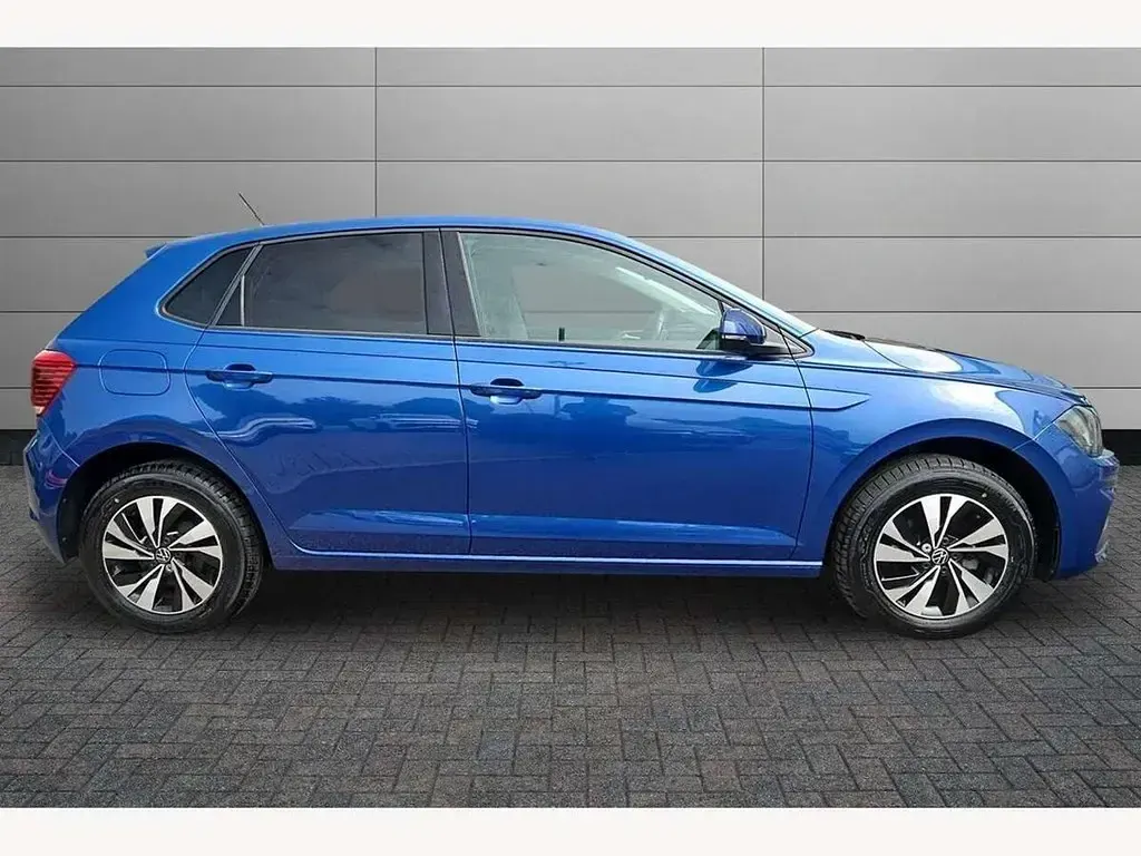 Used VW Polo Match 95 HP (69 kW) 2021 Blue Hatchback