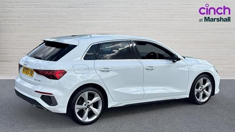 Used Audi A3 S-Line 110 HP (80 kW) 2022 White Hatchback
