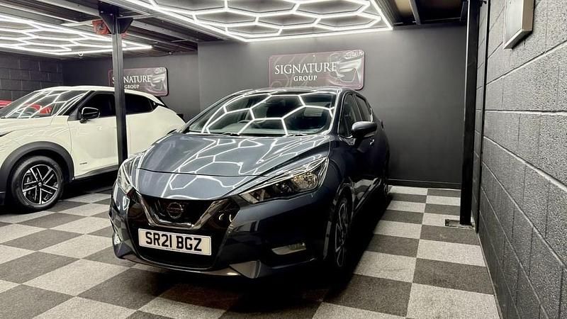 Used Nissan Micra Acenta 92 HP (67 kW) 2021 Grey Hatchback