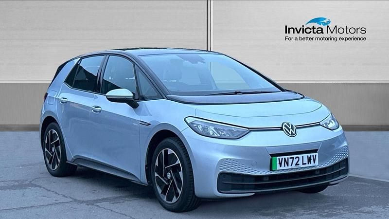 Used VW ID.3 Pure 110 kW (150 HP) 2022 Silver Hatchback