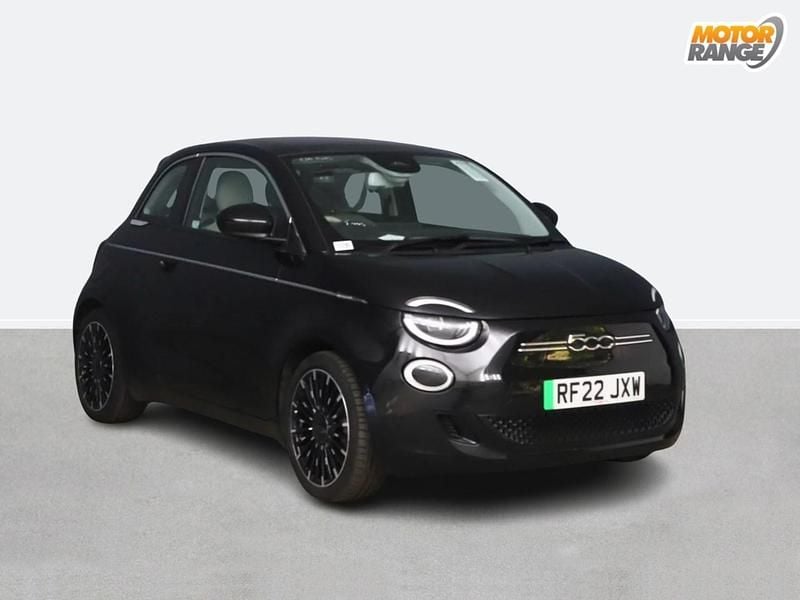 Black Used 2022 Fiat 500e La Prima Hatchback | £14,895 (Fair price) - Image 1/4