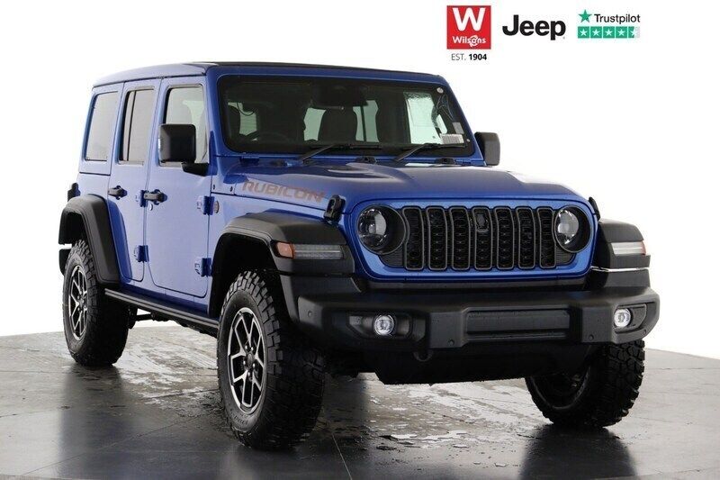 Blue New 2025 Jeep Wrangler Rubicon SUV | £54,995 (Fair price) - Image 1/3