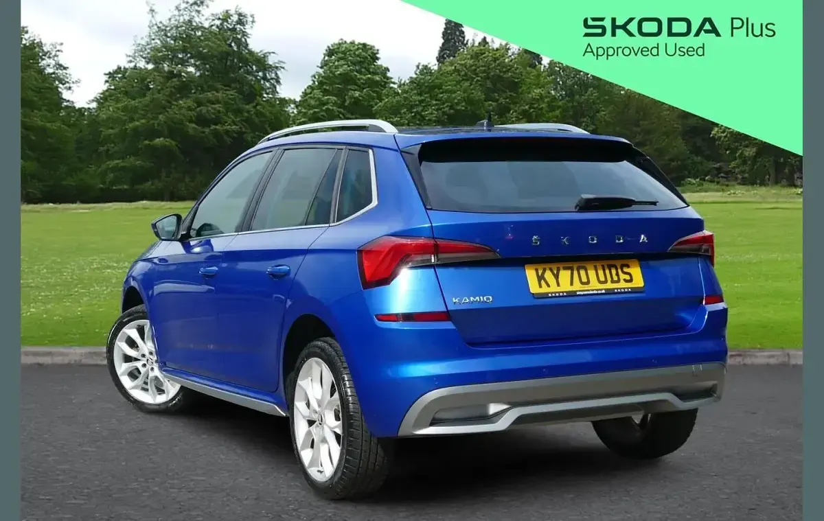 Used Skoda Kamiq SE L 147 HP (108 kW) 2021 Blue SUV