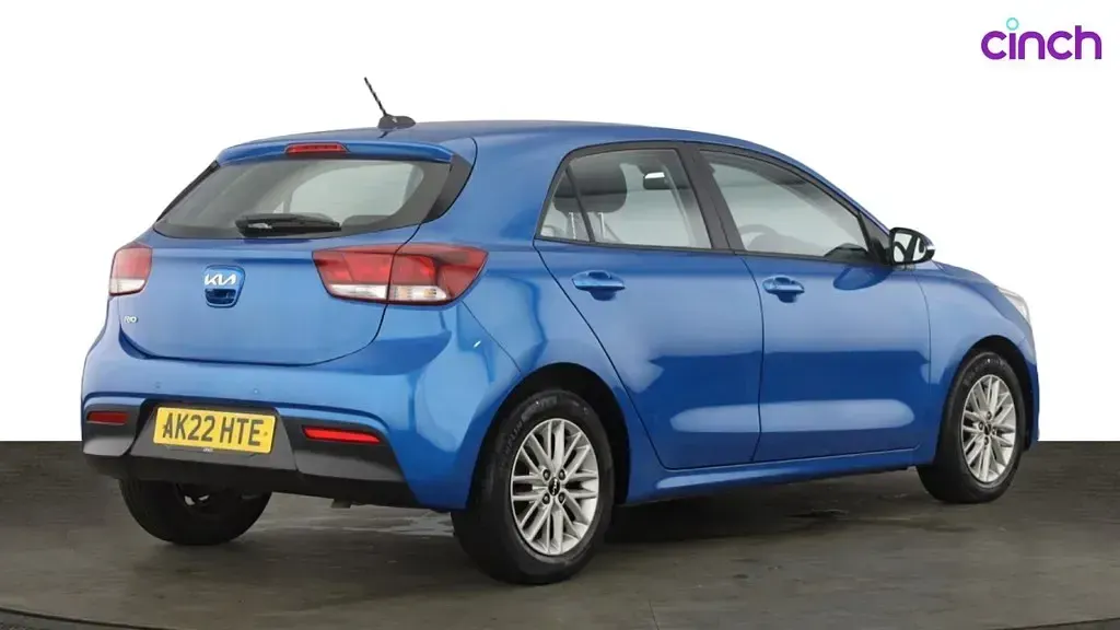 Used Kia Rio 2022 Blue Hatchback