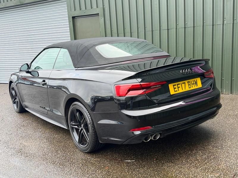 Used Audi A5 Cabriolet S-Line 190 HP (139 kW) 2017 Black Cabriolet