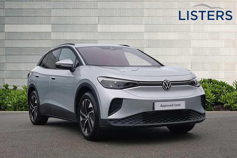 Scale silver metallic New 2025 VW ID.4 Pure SUV | £31,990 (Expensive) - Image 1/4