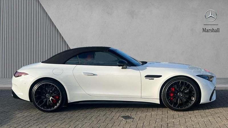 Used Mercedes SL55 AMG Premium Plus 476 HP (350 kW) 2024 White Cabriolet