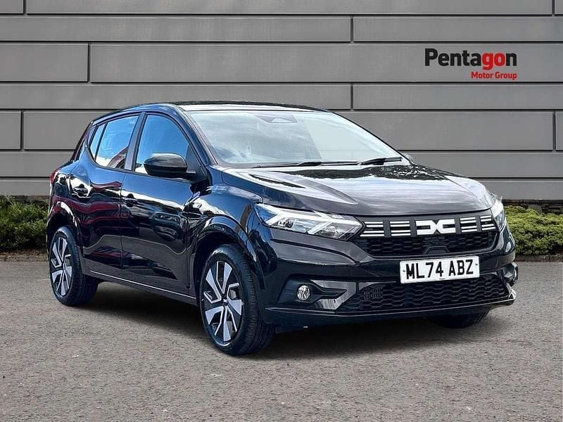 Pearl black Used 2024 Dacia Sandero Expression Hatchback | £13,450 (Fair price) - Image 1/4