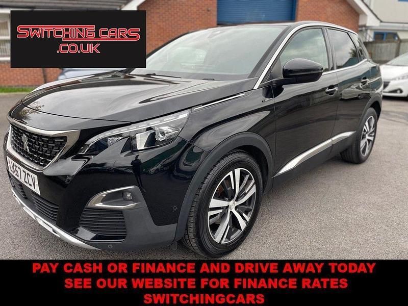 Used Peugeot 3008 GT-line 150 HP (110 kW) 2017 Black Hatchback