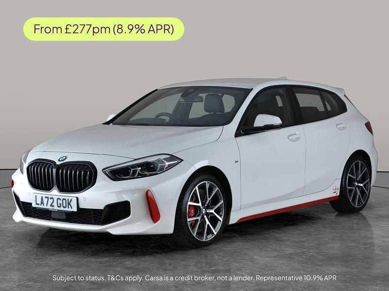 White Used 2022 BMW 128 Comfort Edition Hatchback | £18,751 (Good price) - Image 1/3