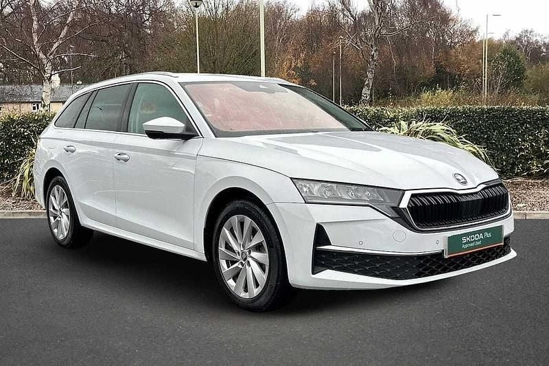 Used Skoda Octavia SE L 148 HP (108 kW) 2025 Moon white metallic Estate