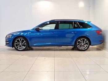 Used Skoda Superb SportlinePlus 150 HP (110 kW) 2023 Blue Estate