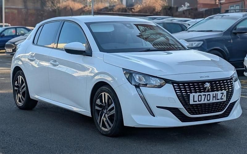 Used Peugeot 208 Allure Premium 102 HP (75 kW) 2021 White Hatchback