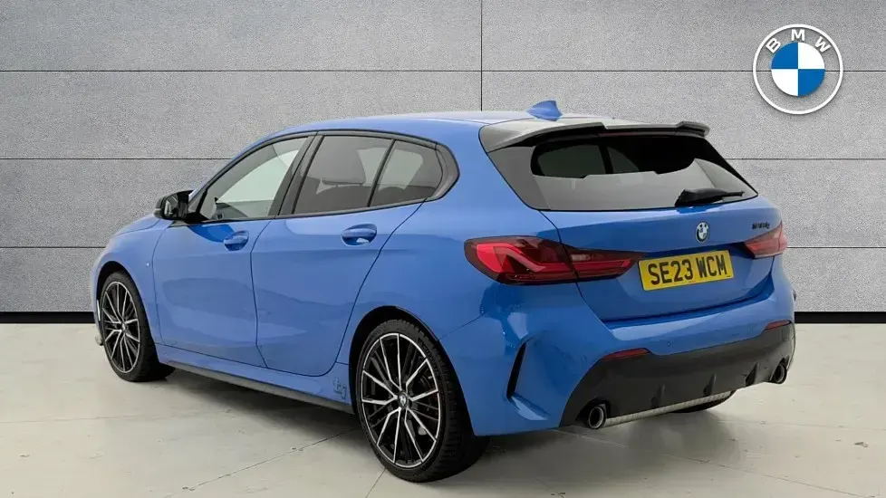 Used BMW 128 Shadowline 261 HP (191 kW) 2023 Blue Hatchback