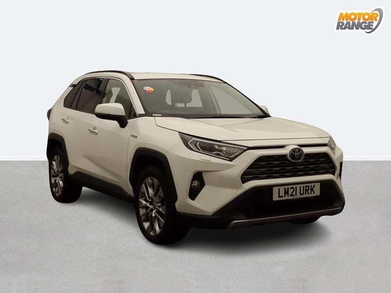 White Used 2021 Toyota RAV4 Hybrid Premium SUV | £26,295 (Fair price) - Image 1/4