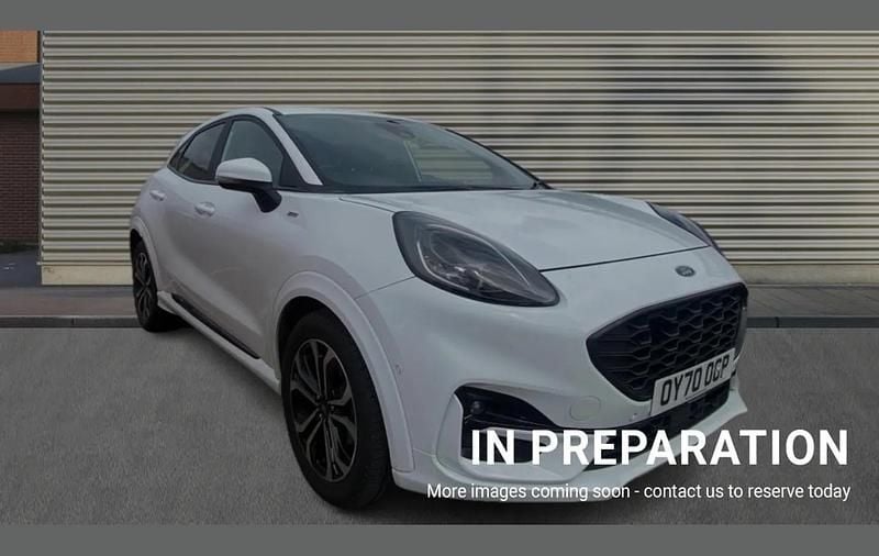 White Used 2020 Ford Puma Gen-E ST-Line SUV | £11,475 (Fair price) - Image 1/4