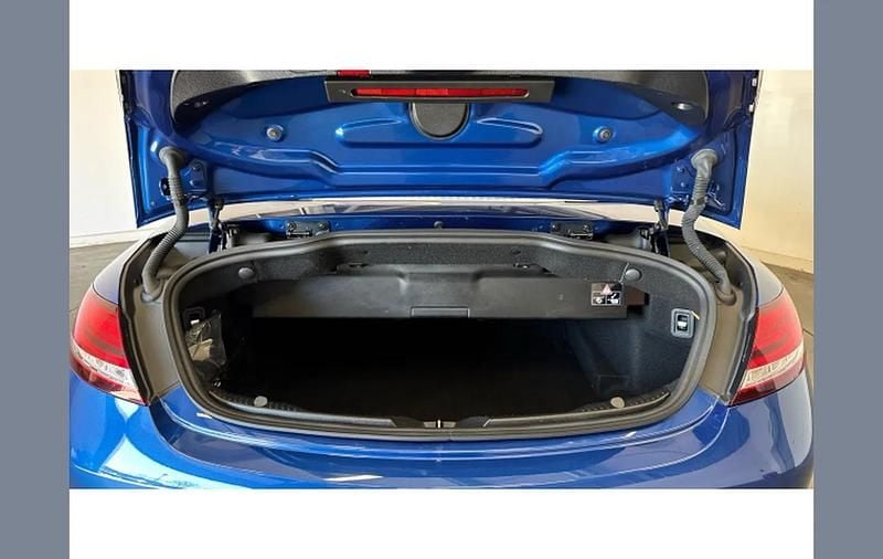 Used Mercedes C200 AMG line 180 HP (132 kW) 2023 Blue Cabriolet
