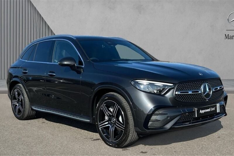 Metallic paint graphite grey Used 2025 Mercedes GLC220 AMG Line Premium SUV | £50,280 - Image 1/4
