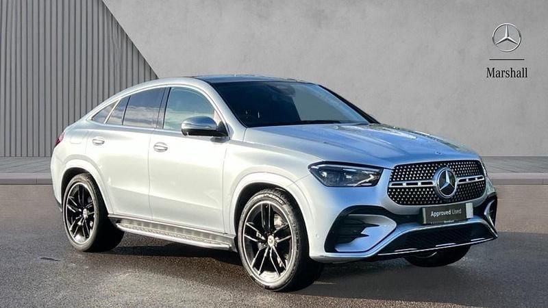 Silver Used 2025 Mercedes GLE450 AMG AMG Line Premium Plus Coupe | £68,750 (Good price) - Image 1/4