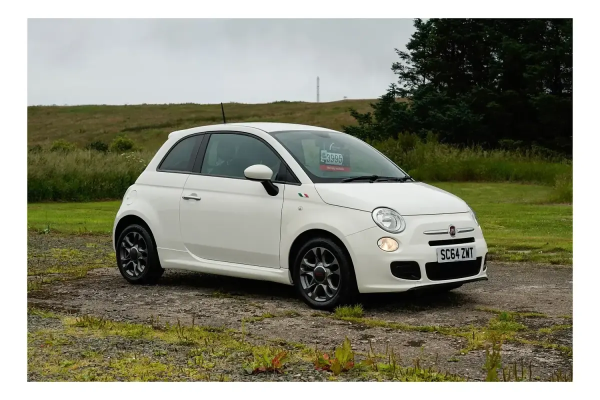 Used Fiat 500 S 69 HP (50 kW) 2014 White Hatchback