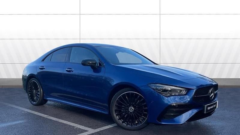 Used Mercedes CLA220 AMG Line Premium Plus 190 HP (139 kW) 2024 Blue Sedan