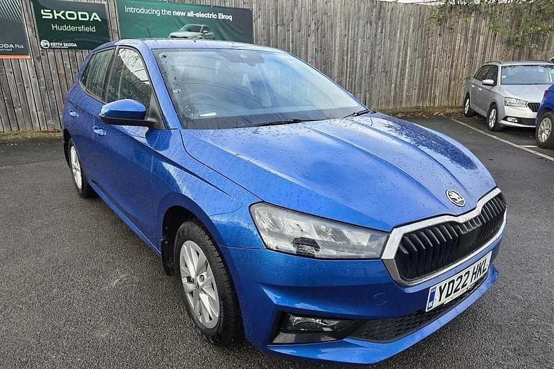 Blue Used 2022 Skoda Fabia Comfort Hatchback | £9,961 (Good price) - Image 1/4