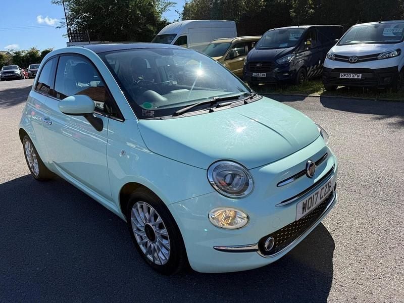 Green Used 2017 Fiat 500 Lounge Hatchback | £5,299 (A bit pricey) - Image 1/4
