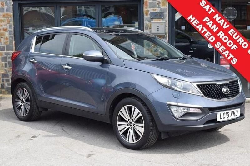 Used Kia Sportage 114 HP (83 kW) 2015 Blue SUV
