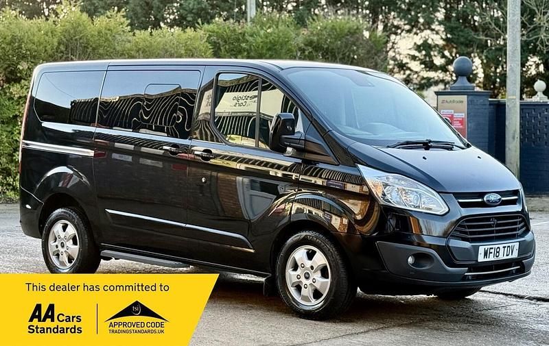 Used Ford Tourneo Custom Titanium 2018 Black Van