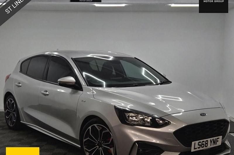 Silver Used 2018 Ford Focus ST-Line X Hatchback | £8,995 (Good price) - Image 1/1
