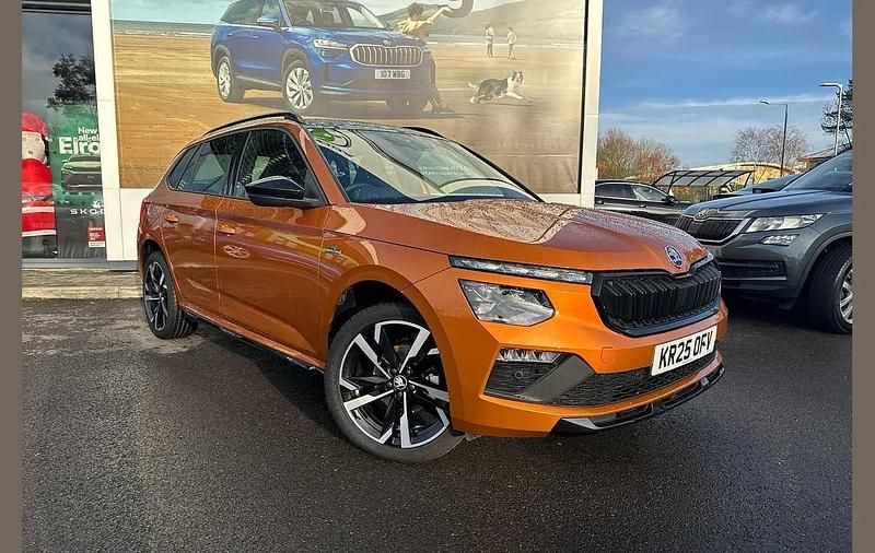 Phoenix orange metallic Used 2025 Skoda Kamiq Monte Carlo SUV | £22,995 (Expensive) - Image 1/4