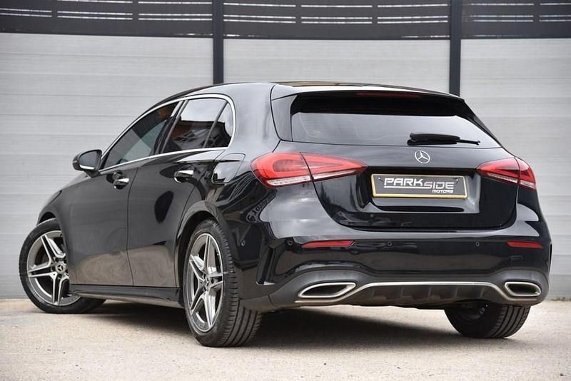 Used Mercedes A180 AMG Line Premium 116 HP (85 kW) 2018 Black Hatchback